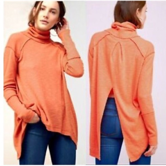We The Free Sweaters - Free People Slit Back Turtleneck Medium